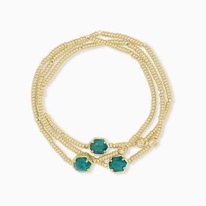 Kendra Scott Tomon Gold Bracelets (set of 3)